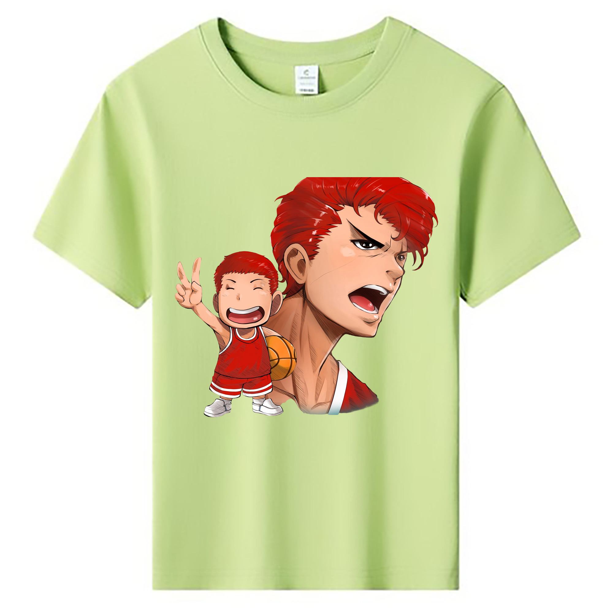 （画像用） SLAM DUNK／スラムダンク 綿100％キッズTシャツ（フロントプリント）